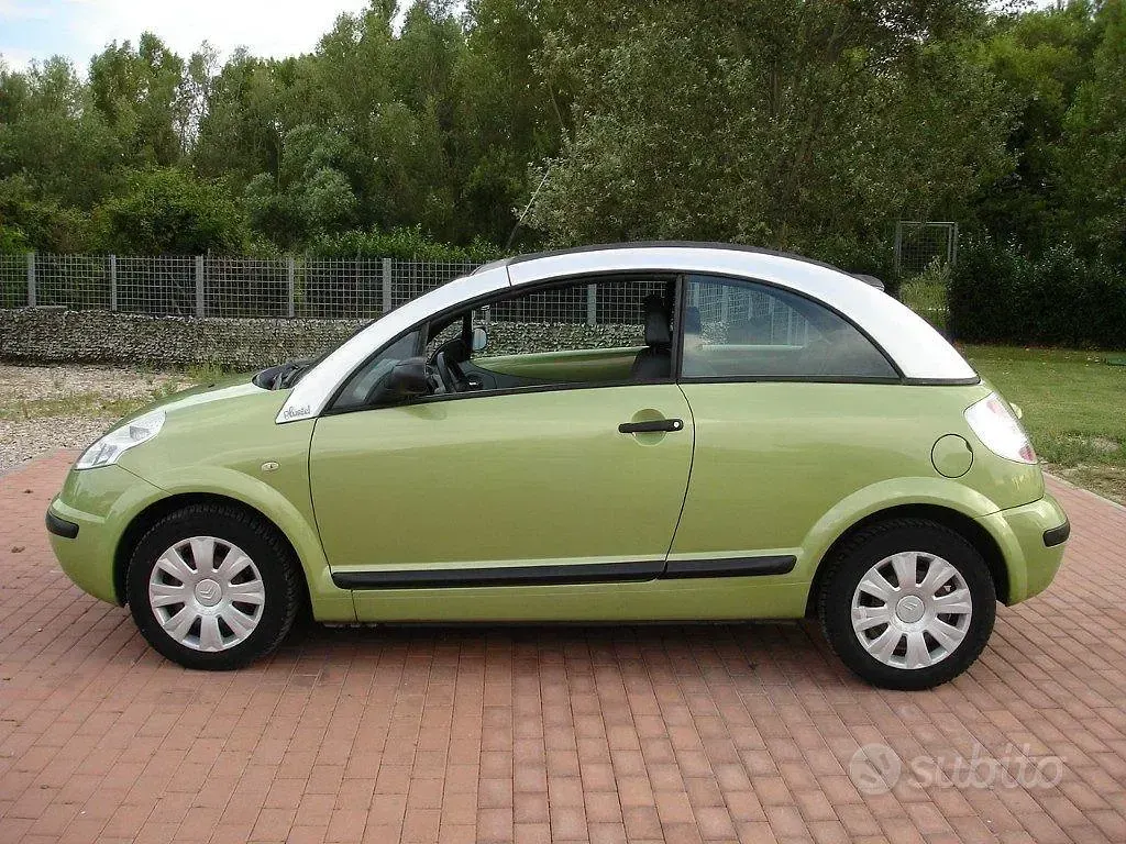 Usata Citroën C3 Pluriel Elegance 68 CV (50 kW) 2006 Verde Cabrio