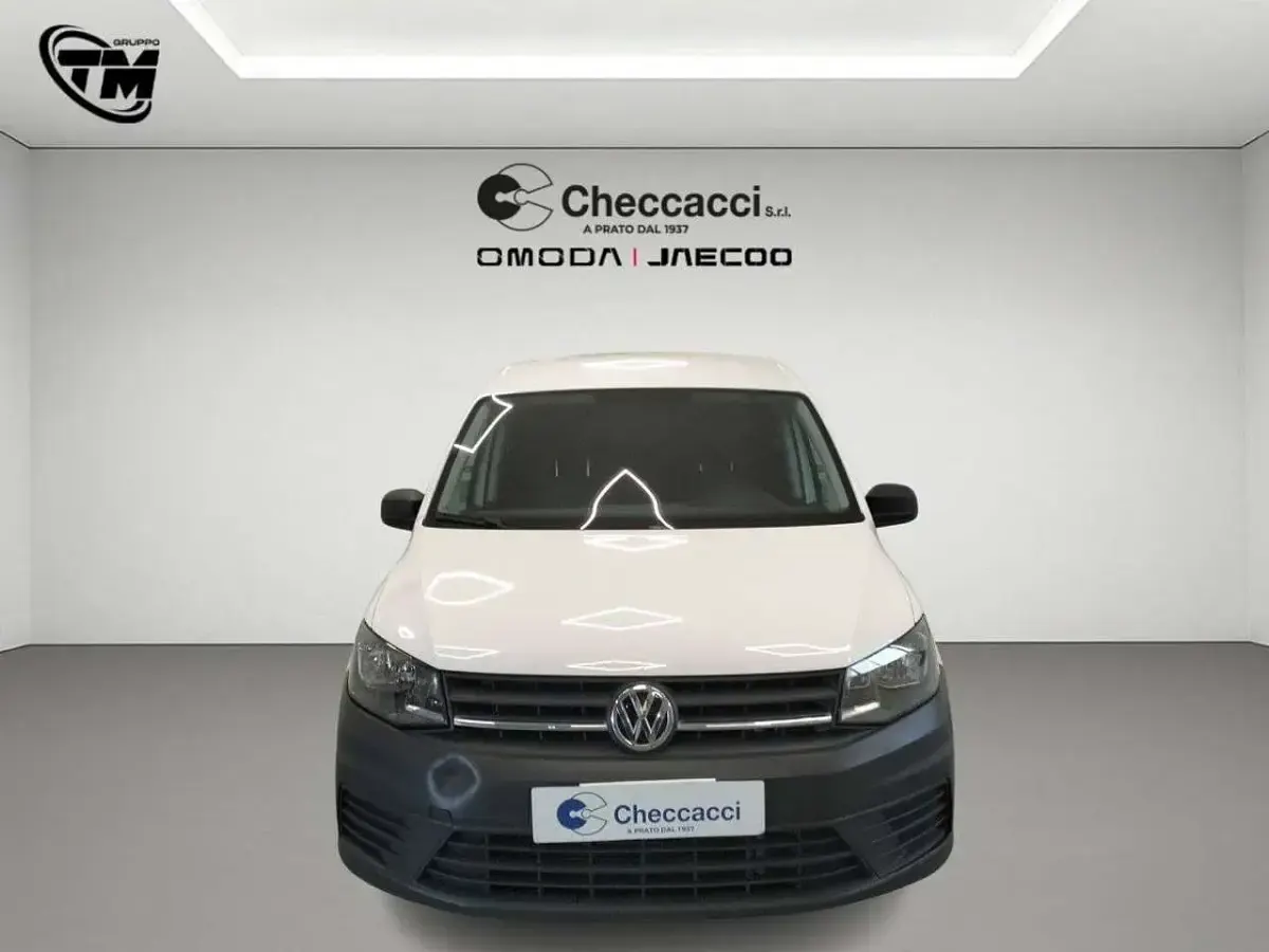 Begagnad VW Caddy 75 HK (55 kW) 2019 Vit Minibuss