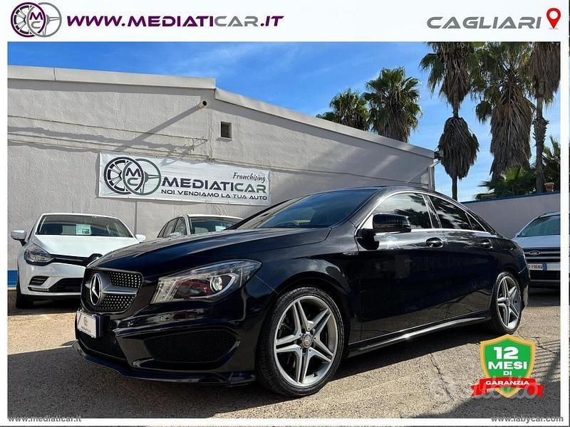 Usata Mercedes CLA220 Premium 170 CV (125 kW) 2014 Nero Berlina