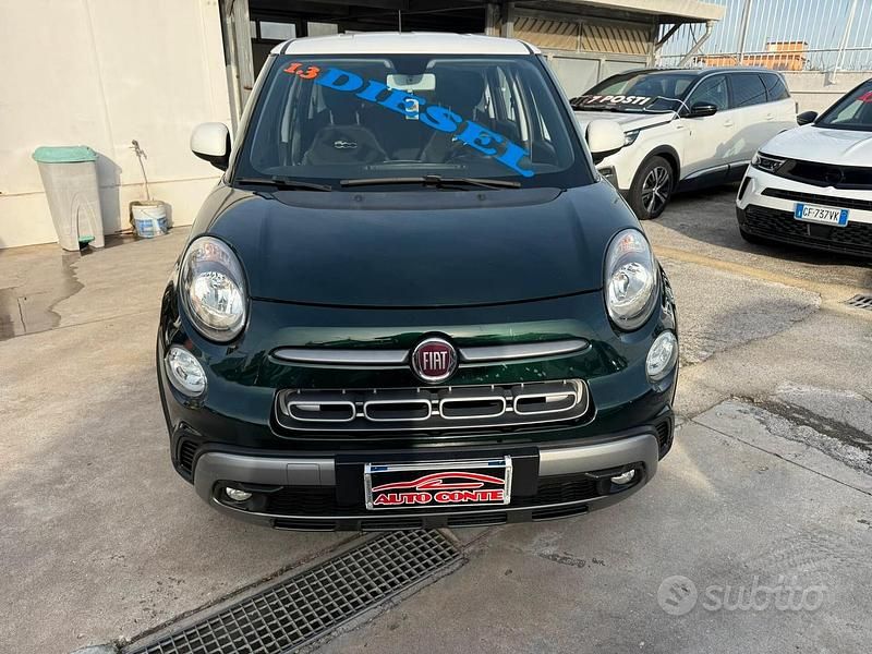 Usata Fiat 500L Cross 95 CV (69 kW) 2018 Verde Monovolume