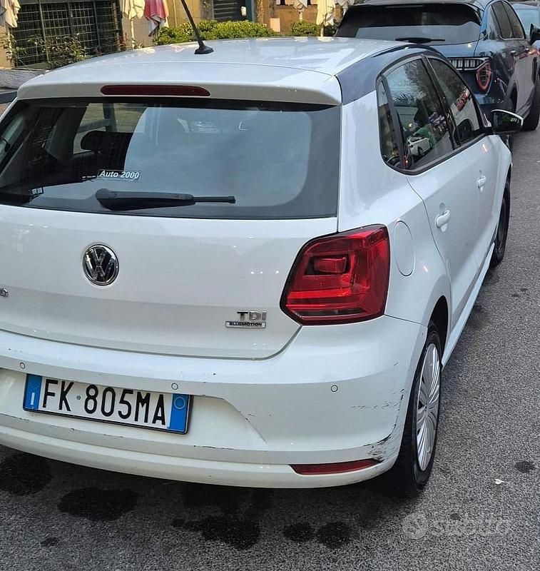 Usata VW Polo 75 CV (55 kW) 2017 Bianco Utilitaria