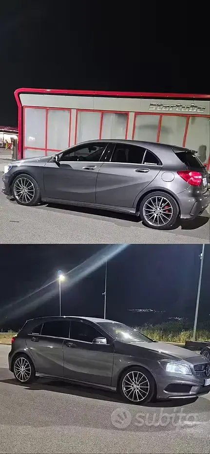 Usata Mercedes A200 136 CV (100 kW) 2015 Grigio Utilitaria