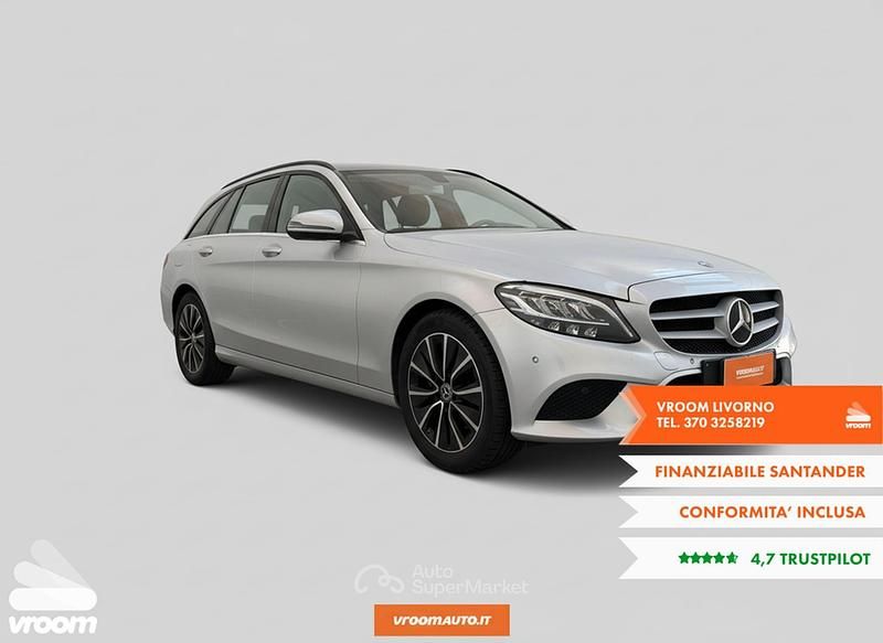 Usado Mercedes C220 Business 194 CV (142 kW) 2018 Gris Berlina