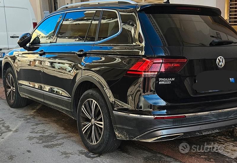 Usata VW Tiguan Allspace 150 CV (110 kW) 2019 Nero SUV