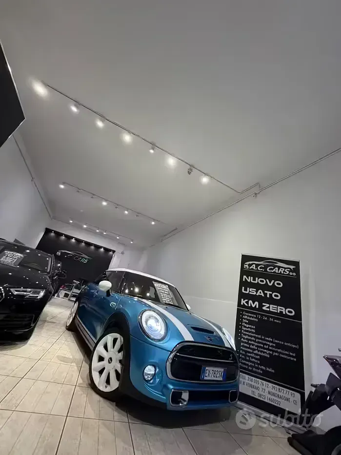 Usata Mini Cooper S Hype 192 CV (141 kW) 2014 Blu Utilitaria