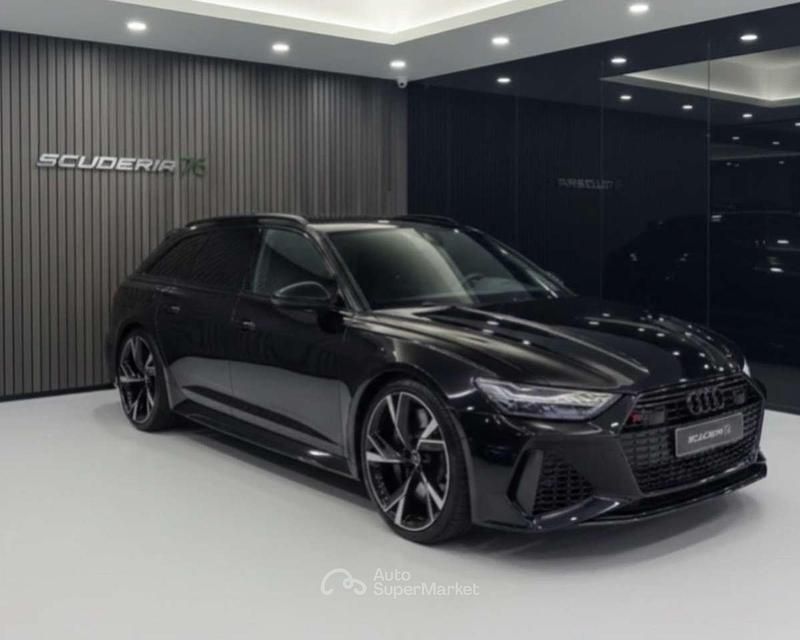 Usata Audi RS6 Ambiente 600 CV (441 kW) 2020 Nero Station wagon