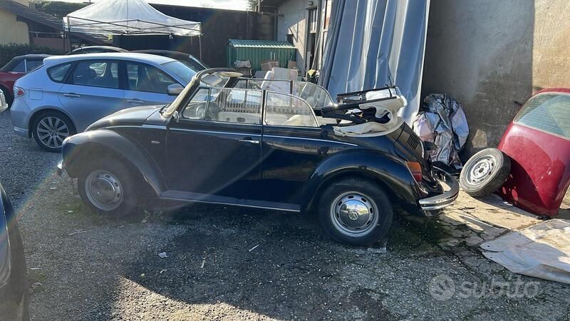 Usata VW Beetle Cabriolet Karmann 1994 Nero Cabrio