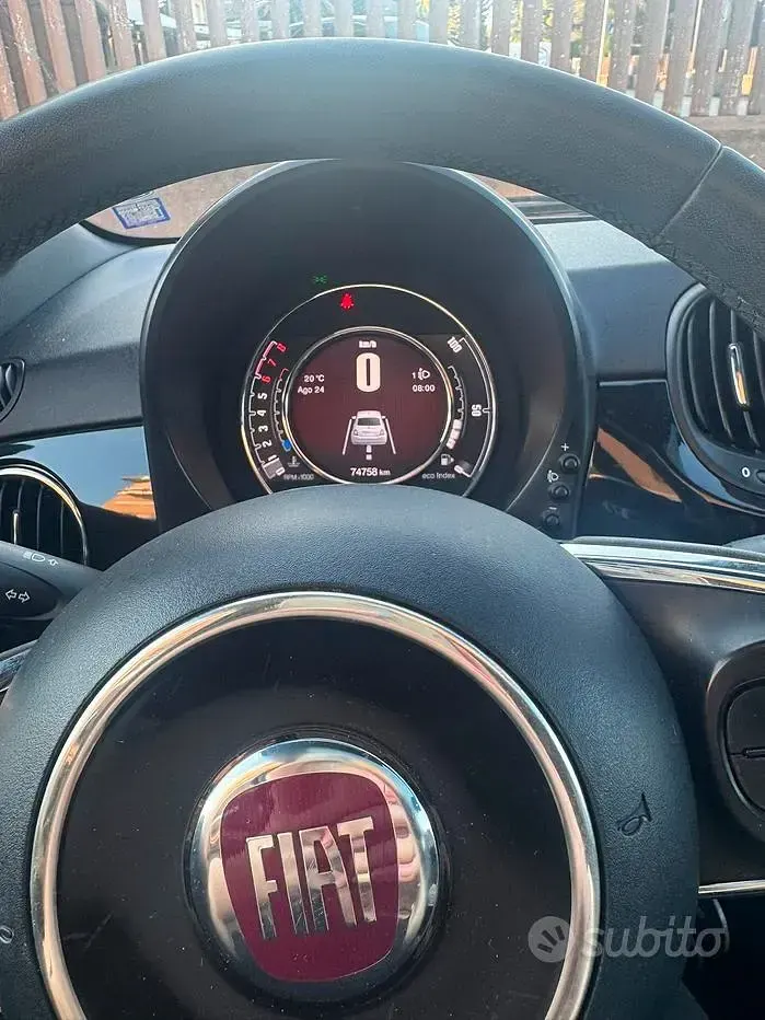 Usata Fiat 500 Easy 69 CV (50 kW) 2019 Bianco Utilitaria