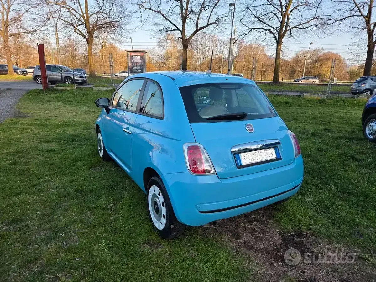 Usata Fiat 500 69 CV (50 kW) 2014 Blu Berlina
