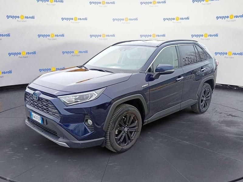 Usata Toyota RAV4 Hybrid Lounge 222 CV (163 kW) 2019 Blu/azzurro SUV