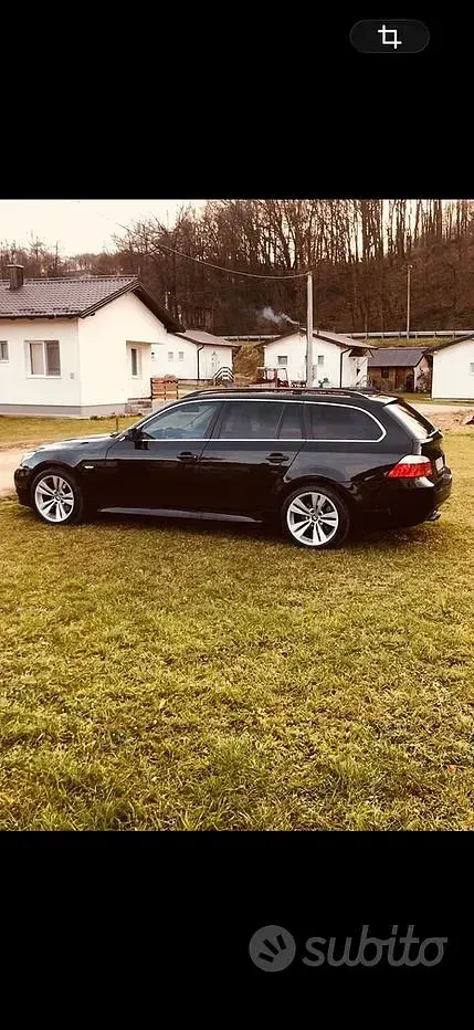 Usata BMW 530 M Sport 235 CV (172 kW) 2007 Nero Station wagon