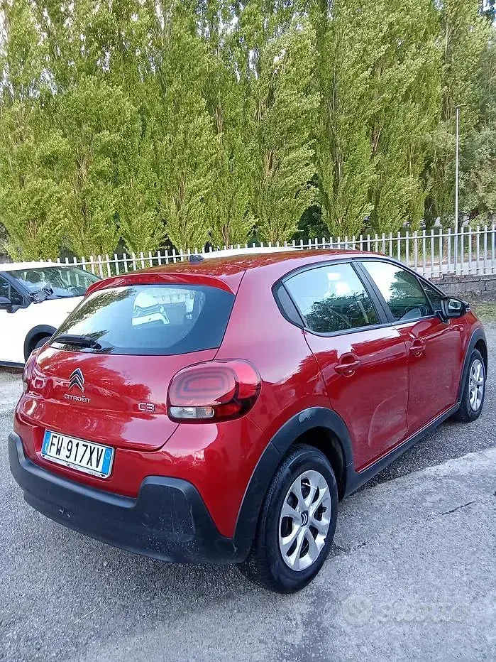 Usata Citroën C3 102 CV (75 kW) 2019 Rosso Utilitaria