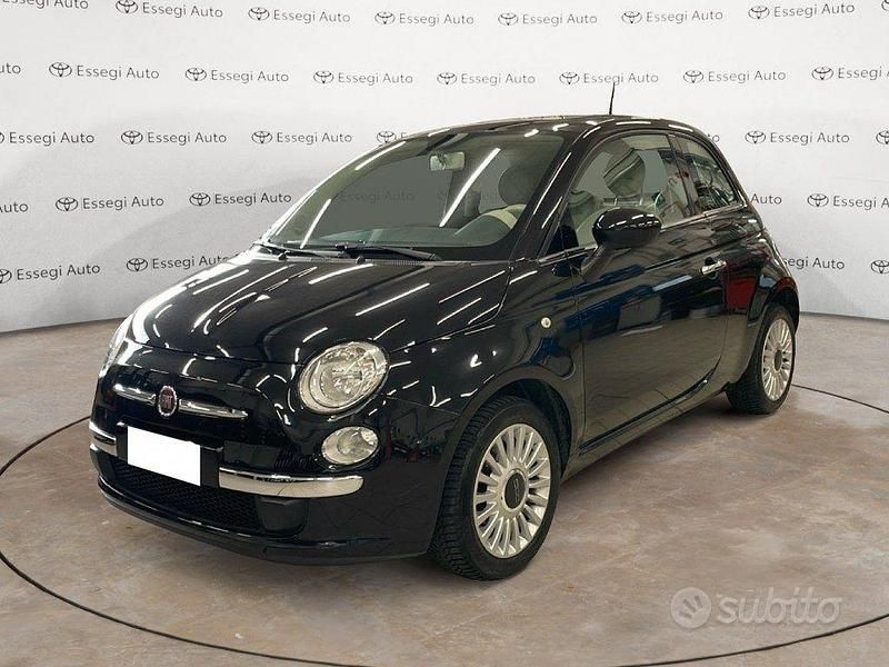 Usata Fiat 500 Lounge 69 CV (50 kW) 2015 Nero Utilitaria
