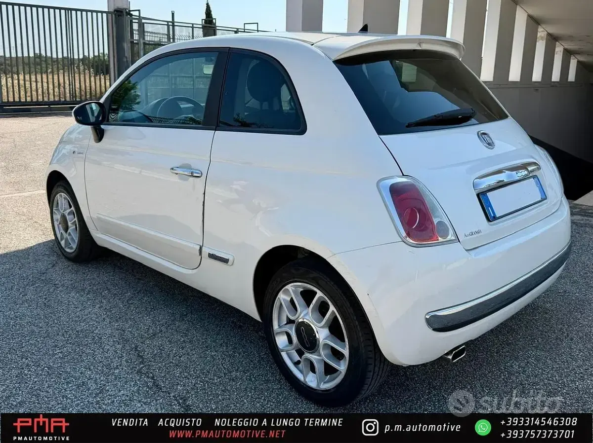 Usata Fiat 500 Sport 75 CV (55 kW) 2008 Bianco Berlina