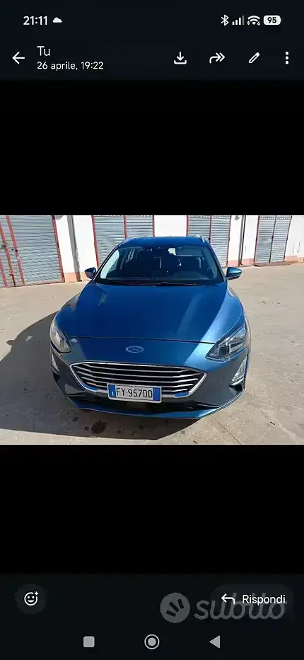 Usata Ford Focus Active 120 CV (88 kW) 2019 Bluazzurro Station wagon