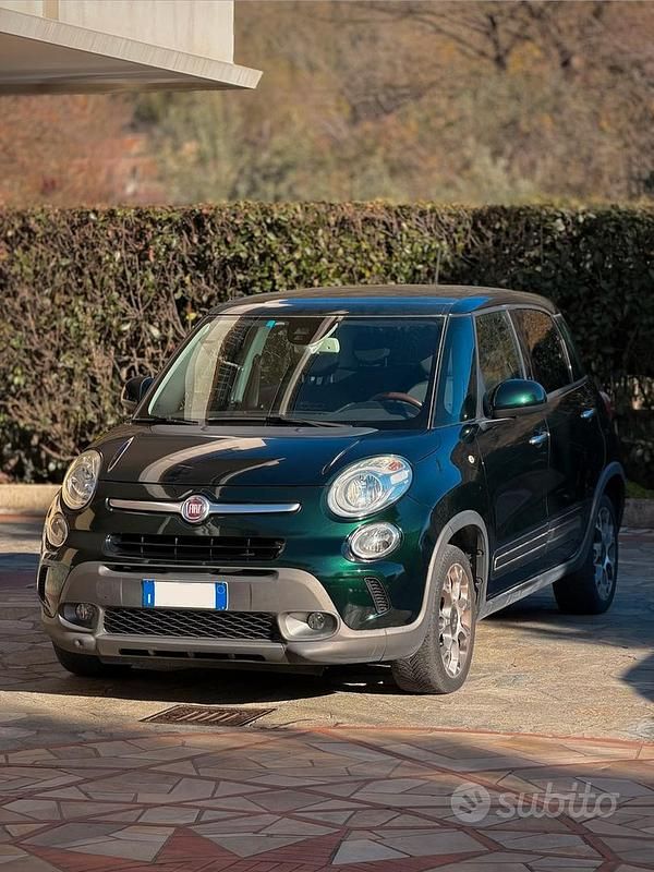 Usata Fiat 500L 105 CV (77 kW) 2014 Verde Monovolume