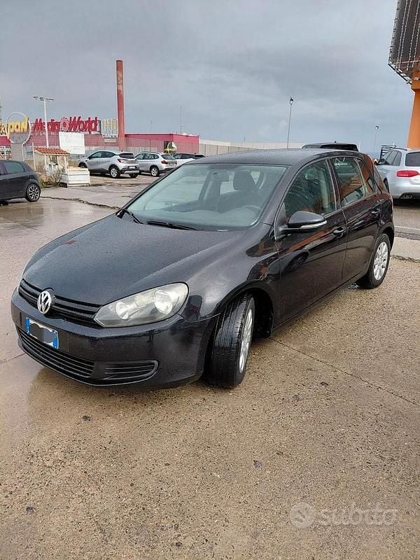 Usata VW Golf VI 2010 Nero Utilitaria