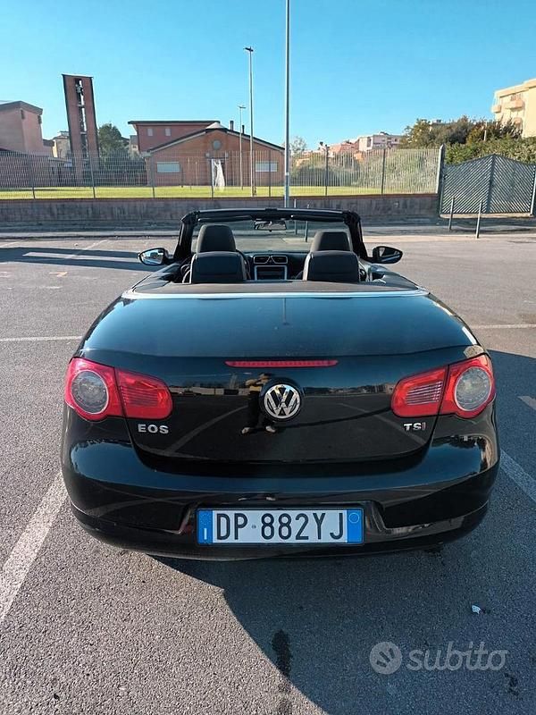 Usata VW Eos 122 CV (89 kW) 2008 Nero Cabrio