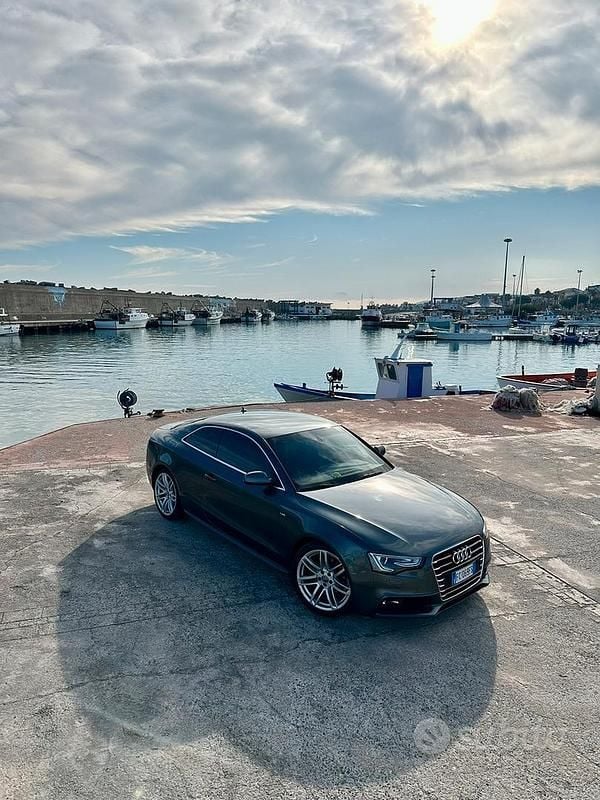 Usata Audi A5 S-Line 190 CV (139 kW) 2016 Grigio Coupé