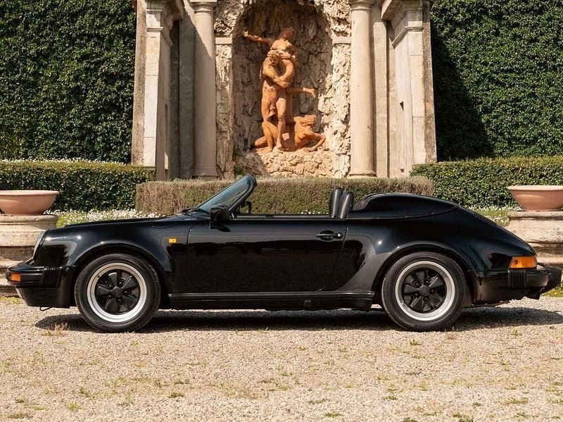 Usata Porsche 911 231 CV (169 kW) 1989 Zweischichtschwarz Cabrio