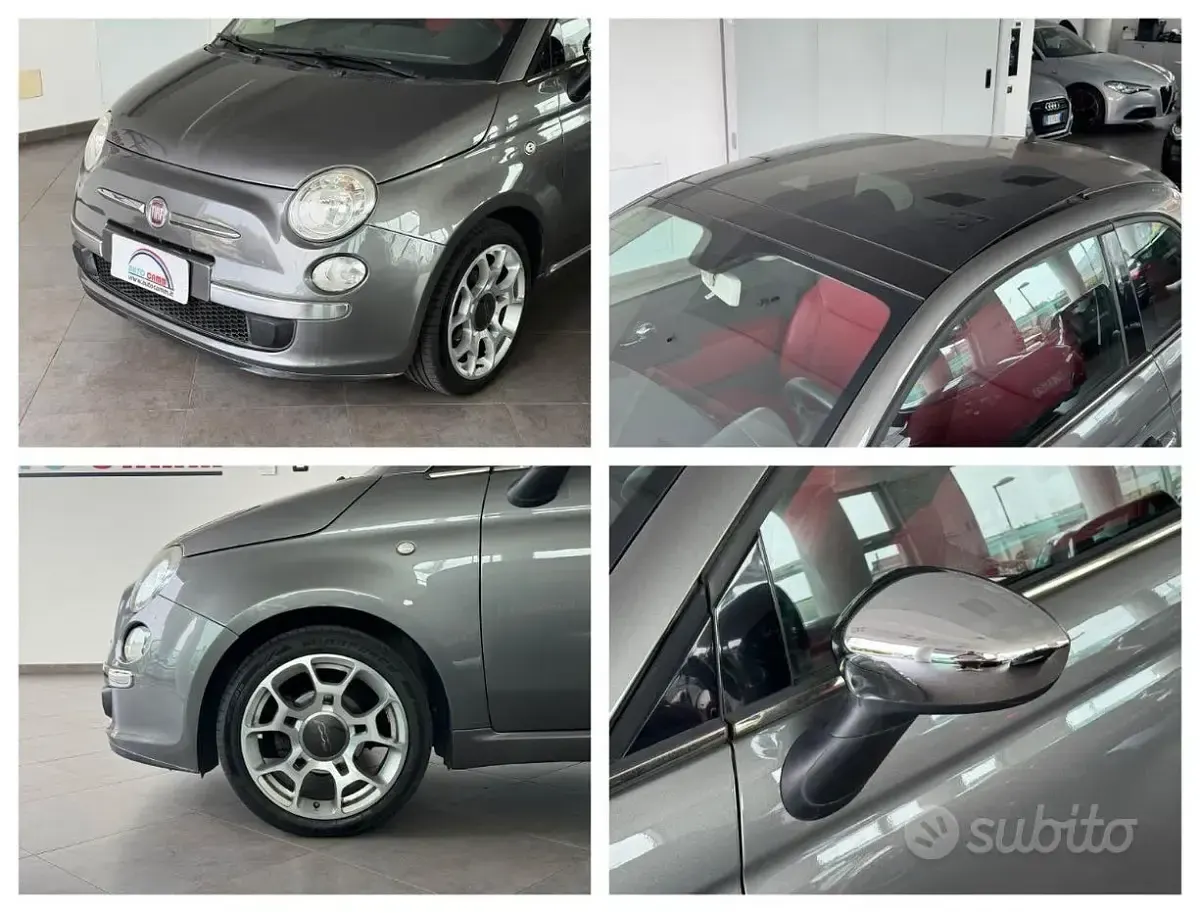 Usata Fiat 500 Sport 69 CV (50 kW) 2010 Grigio Utilitaria