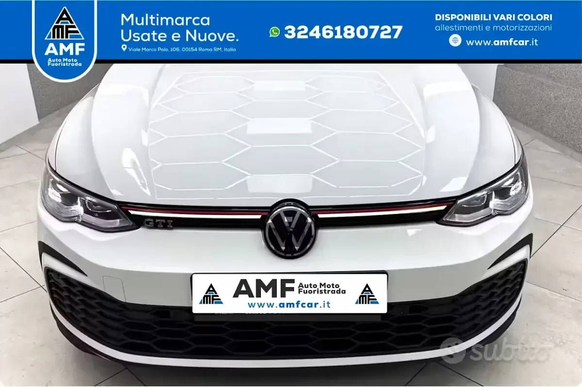 Begagnad VW Golf VIII GTI 245 HK (180 kW) 2023 Vit Sedan
