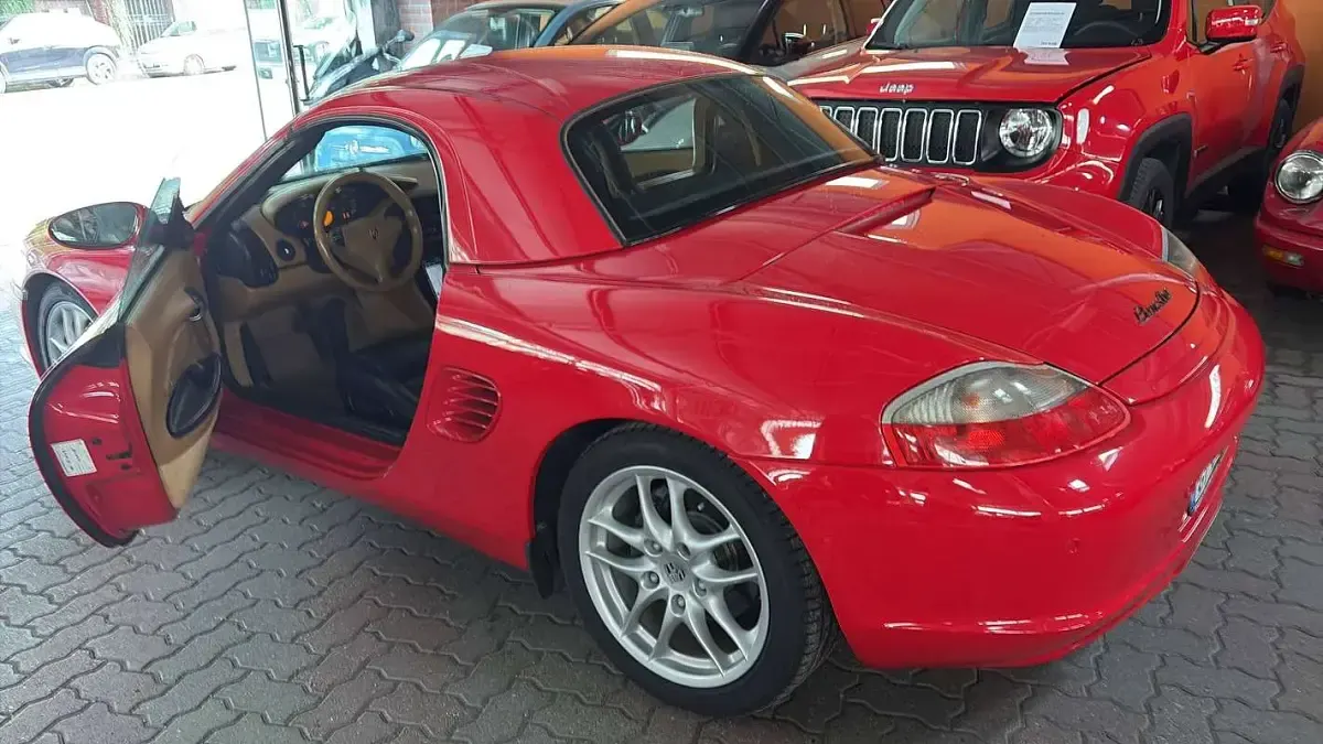 Usata Porsche 986 Boxster 228 CV (167 kW) 2004 Rosso Cabrio