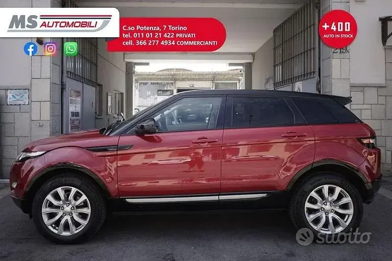 Usata Land Rover Range Rover evoque Dynamic 150 CV (110 kW) 2014 Rosso SUV