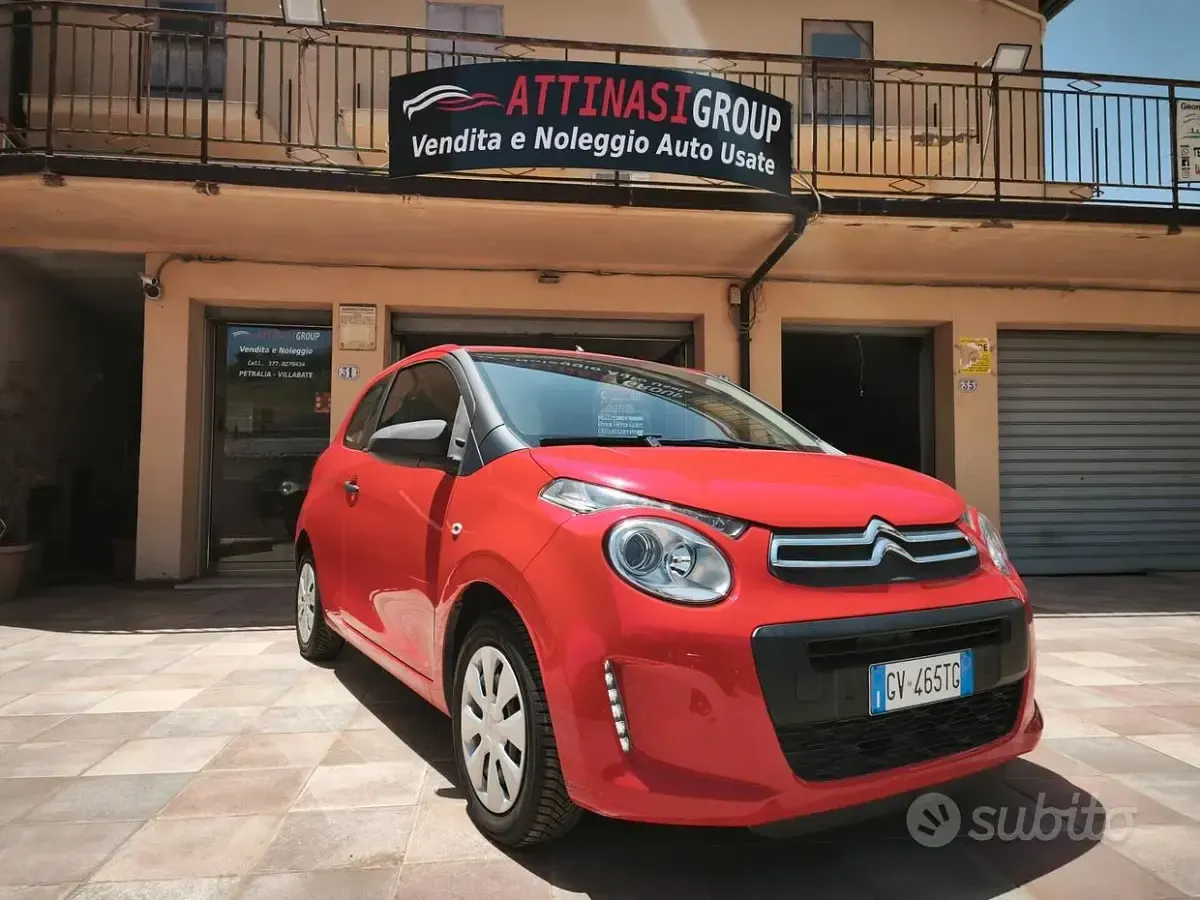 Begagnad Citroën C1 69 HK (50 kW) 2017 Röd Halvkombi