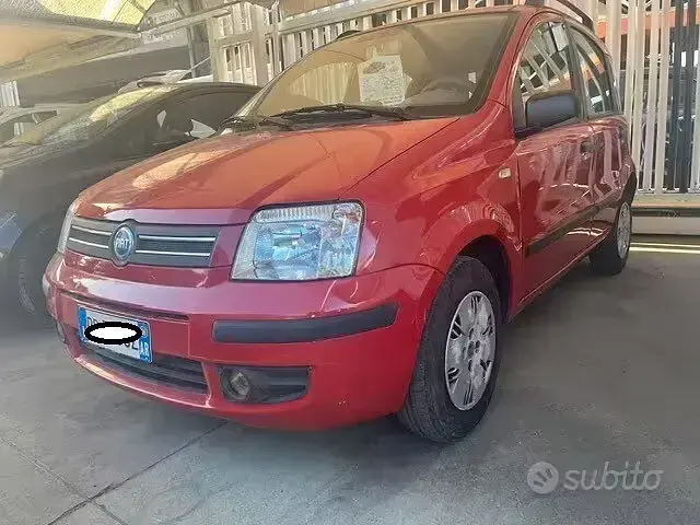 Usata Fiat Panda 60 CV (44 kW) 2006 Rosso Utilitaria