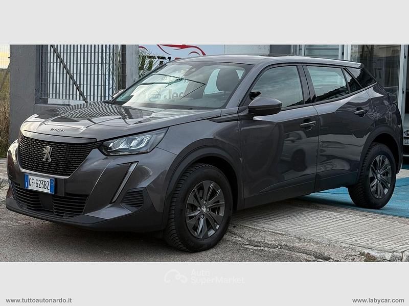 Usata Peugeot 2008 Active 110 CV (80 kW) 2021 Grigio SUV