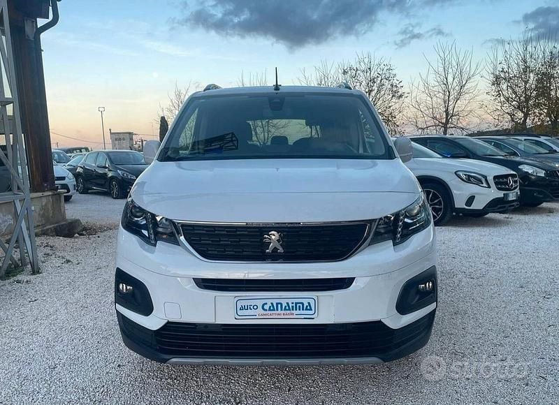 Usata Peugeot Rifter S 102 CV (75 kW) 2019 Bianco Monovolume