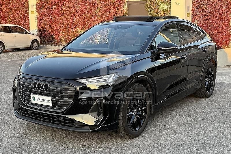 Usata Audi Q4 e-tron S-Line 219 kW (299 CV) 2024 Nero SUV