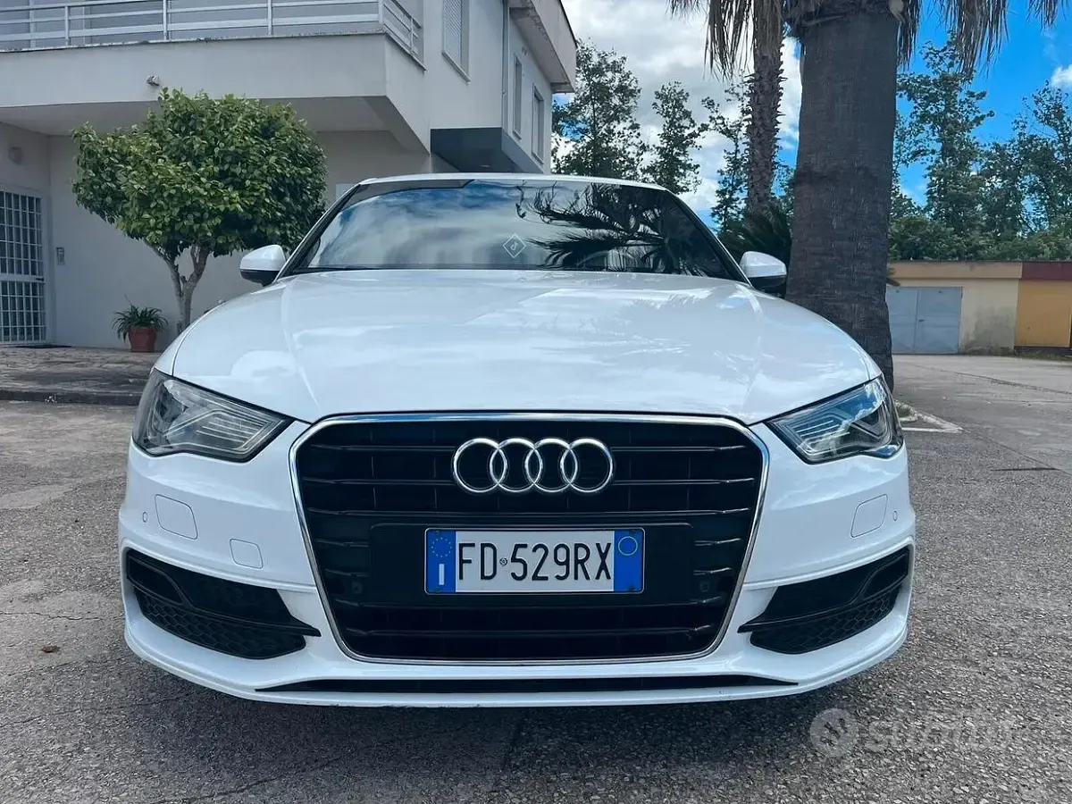 Usata Audi A3 Comfort 110 CV (80 kW) 2016 Bianco Berlina