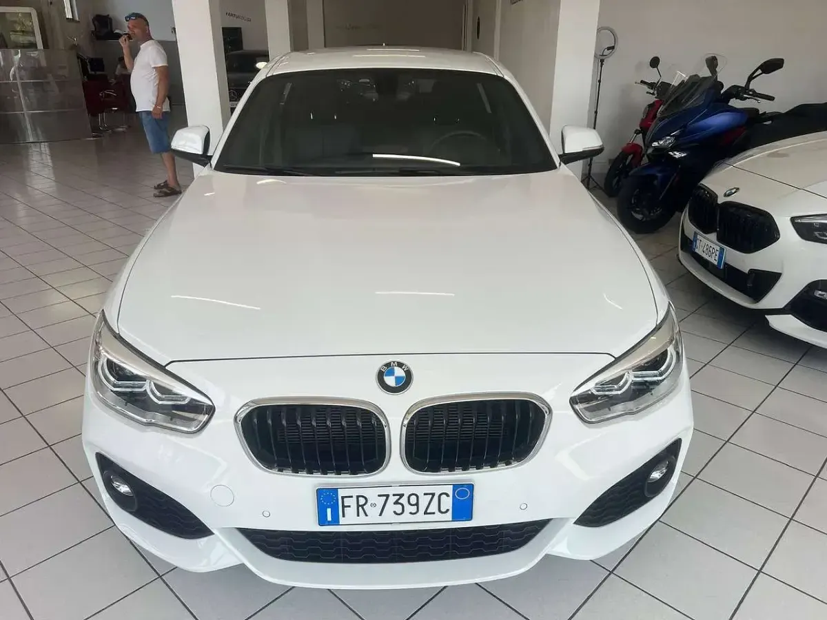 Usata BMW 118 M Sport 136 CV (100 kW) 2018 Bianco Berlina
