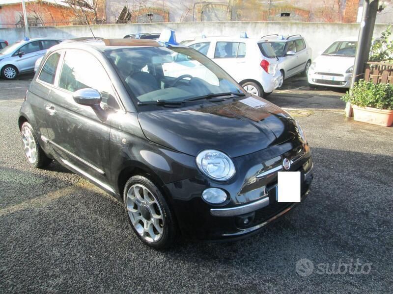Usata Fiat 500 Sport 69 CV (50 kW) 2008 Nero pastello Utilitaria