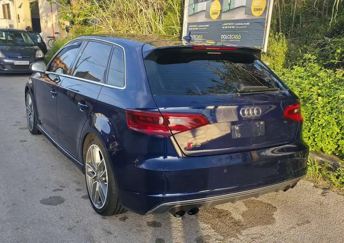 Usata Audi S3 Ambiente 300 CV (220 kW) 2013 Blu Berlina