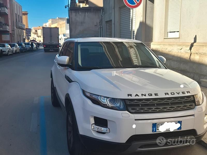 Bianco Usata 2012 Land Rover Range Rover evoque Berlina | 11.000 € (Buon prezzo) - Immagine 1/4