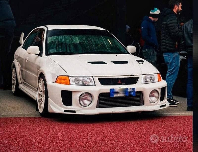 Usata Mitsubishi Lancer Evolution 326 CV (239 kW) 1998 Bianco Berlina