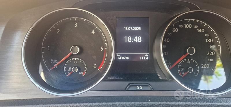 Usata VW Golf VII 105 CV (77 kW) 2013 Nero Utilitaria