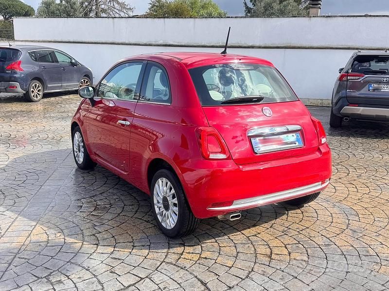 Usata Fiat 500 Lounge 95 CV (69 kW) 2018 Rosso