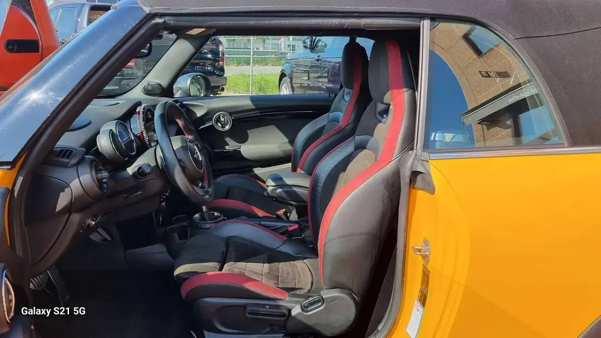 Usata Mini John Cooper Works Cabriolet Hype 231 CV (169 kW) 2017 Arancione Cabrio