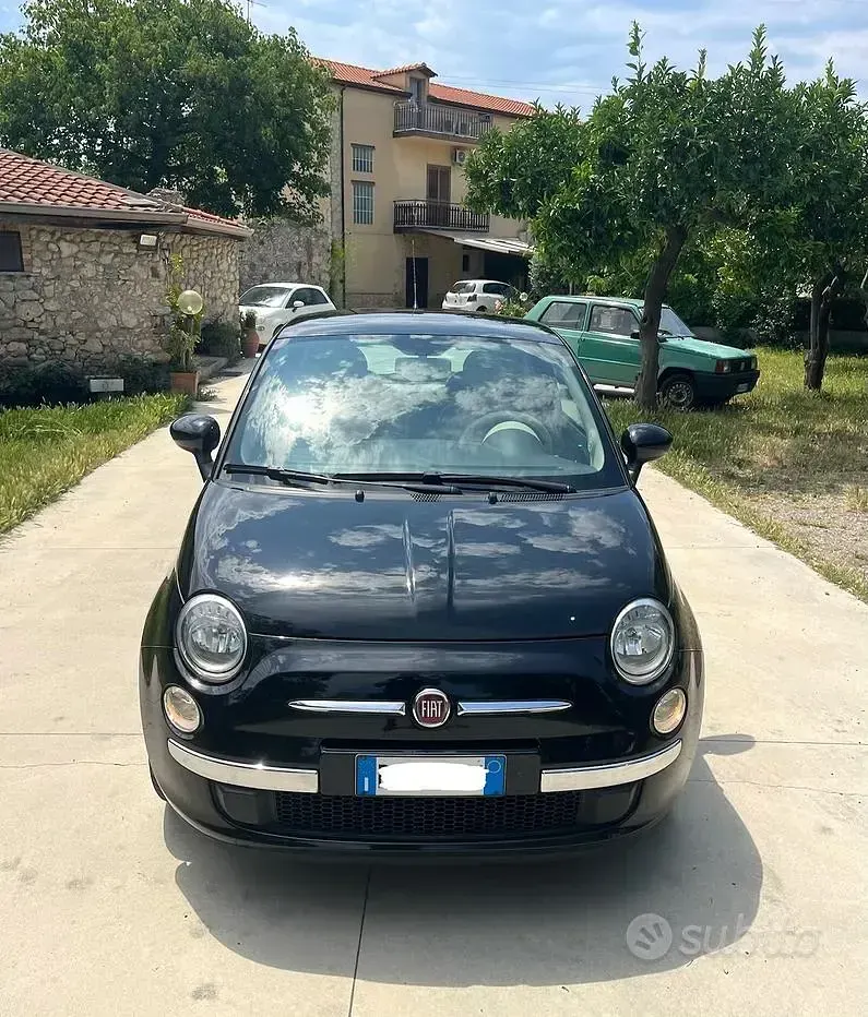 Usata Fiat 500 75 CV (55 kW) 2009 Grigio Cabrio