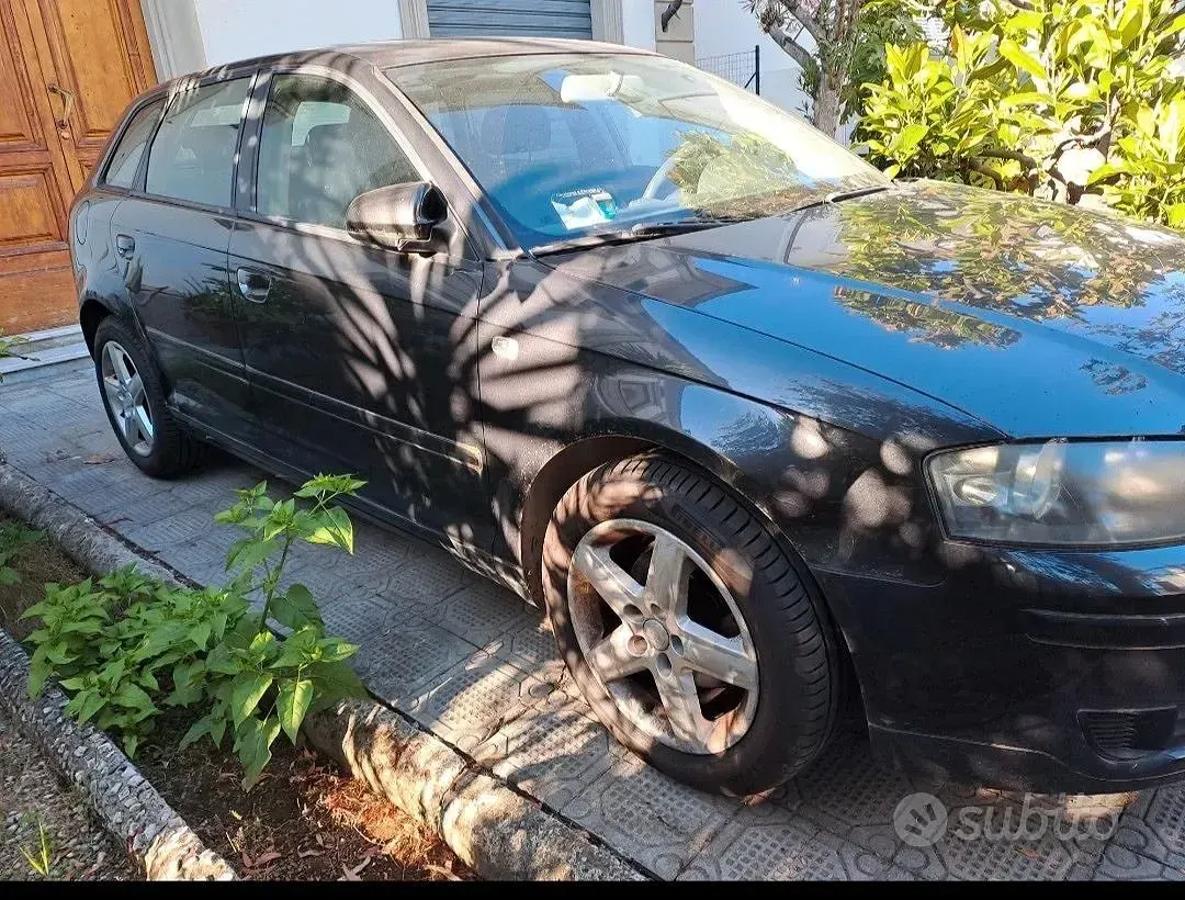 Usata Audi A3 102 CV (75 kW) 2007 Nero Utilitaria