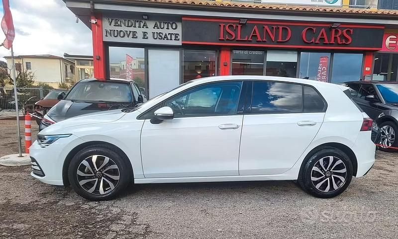 Usata VW Golf VIII Style 131 CV (96 kW) 2022 Bianco Berlina