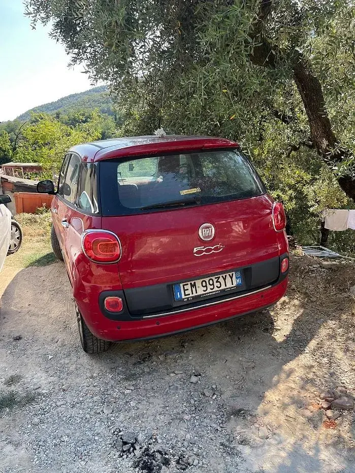 Usata Fiat 500L 85 CV (62 kW) 2012 Rosso Monovolume