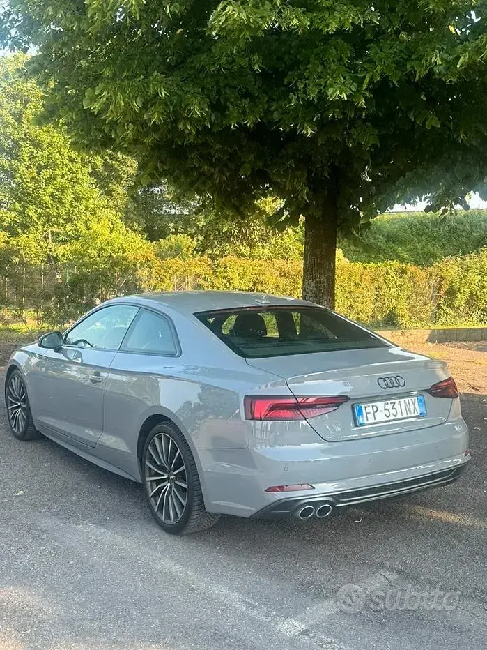 Käytetty Audi A5 S-Line 190 HP (139 kW) 2018 Harmaa Coupe - kaksiovinen