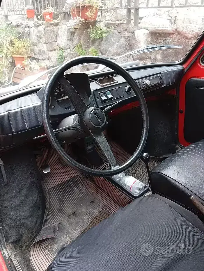 Usata Fiat 126 1970 Rosso
