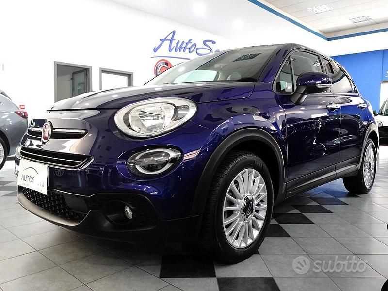 Usata Fiat 500X Connect 130 CV (95 kW) 2022 Blu SUV
