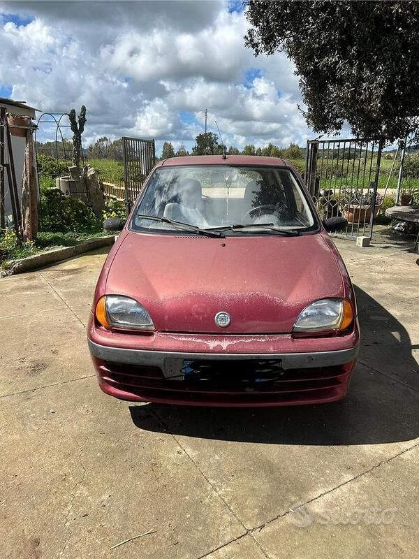 Usata Fiat 600 2001 Rosso Berlina